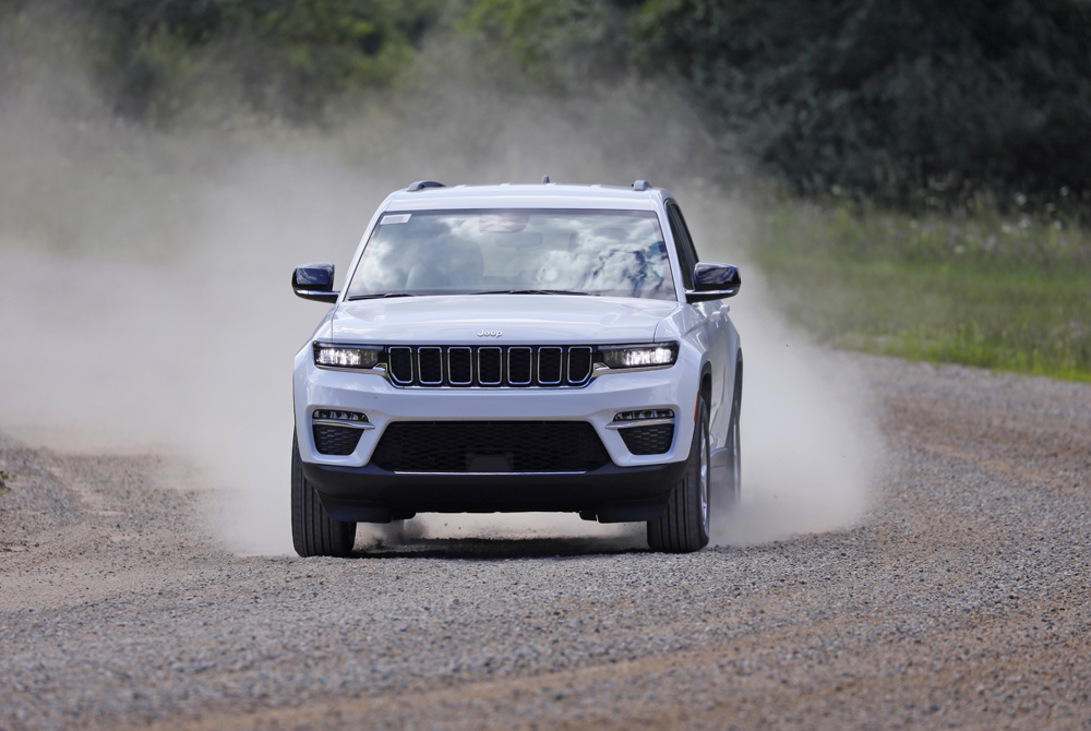 Photo of a white car in Gravel Loop