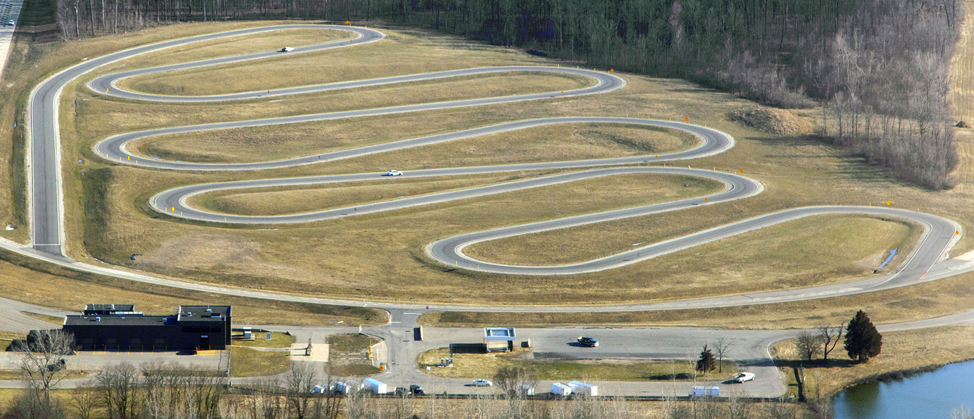 View from the top of Lateral Load Road